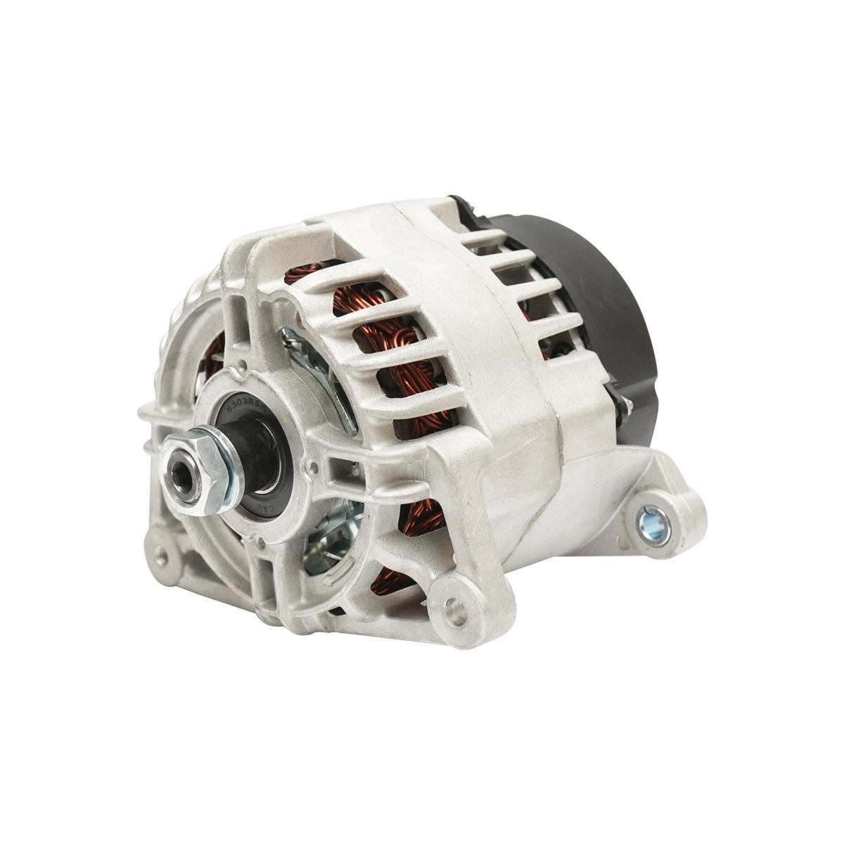 Alternator 12V, 65A pentru Fiat, JCB, Caterpillar, motor Perkins cod OEM 101210-1010, 101210-1011, DAN1072, 185046500, 185046501, U85046501, U85046501R, 11662789, 332F7240, 71440394, 71440478, 745120, 787385, 947305